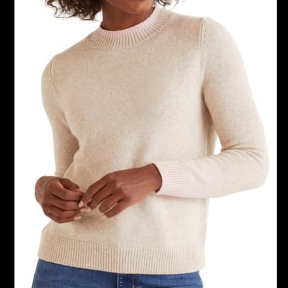 Boden NWT Mock Neck Fife Color Block Sweater XS - Picture 3 of 11